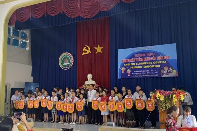 TRƯỜNG TIỂU HỌC CẦM BÁ THƯỚC THAM GIA THI HÙNG BIỆN TIẾNG ANH CẤP HUYỆN